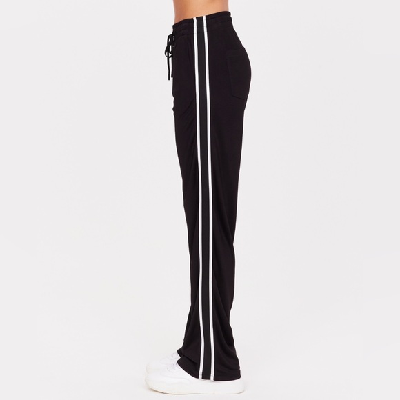 The Upside Celeste Black Track Pants with White Stripes New Size XSmall. - Picture 6 of 12